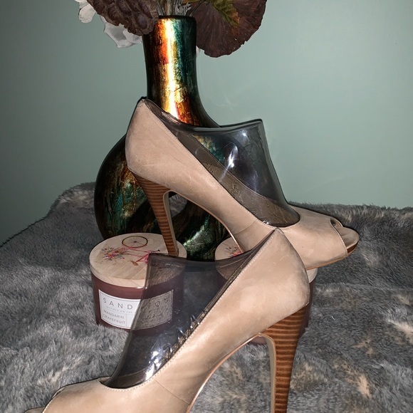 ❌❌SOLD❌❌Nine West Peep toe Heels - Picture 5 of 6